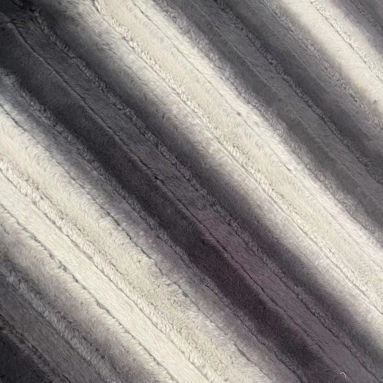 Printed and Brushed Rabbit Fleece