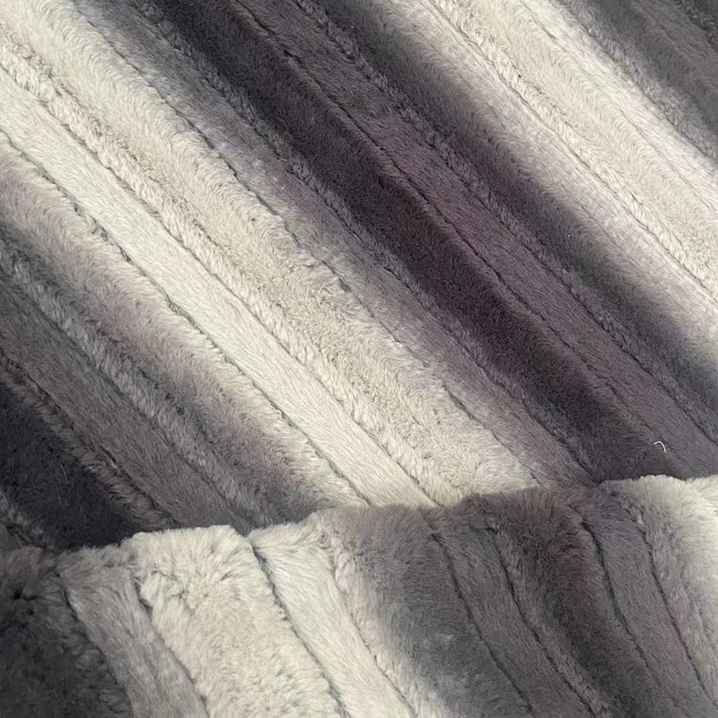 Printed and Brushed Rabbit Fleece